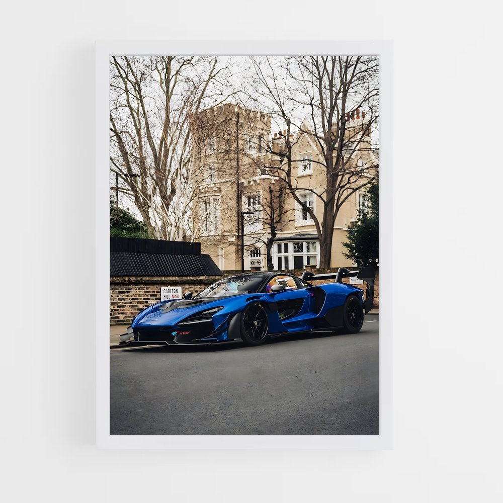 Poster magnifique Senna gtr – affiche Mclaren (vue 3)